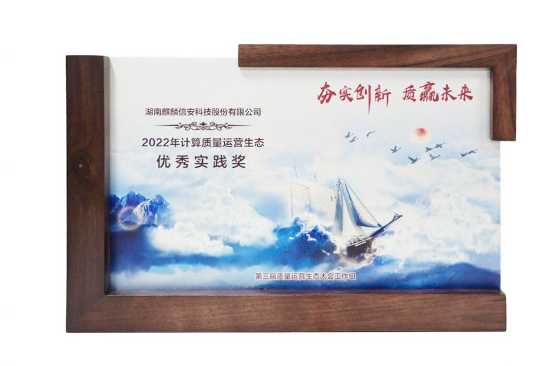 麒麟信安荣获2022年计算质量运营生态优秀实践奖