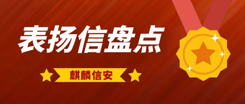 专业技术服务赢赞誉丨麒麟信安年终表扬信、感谢信大盘点